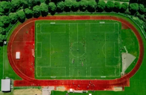 Sughero granulare per intaso campi sportivi - campo da calcio