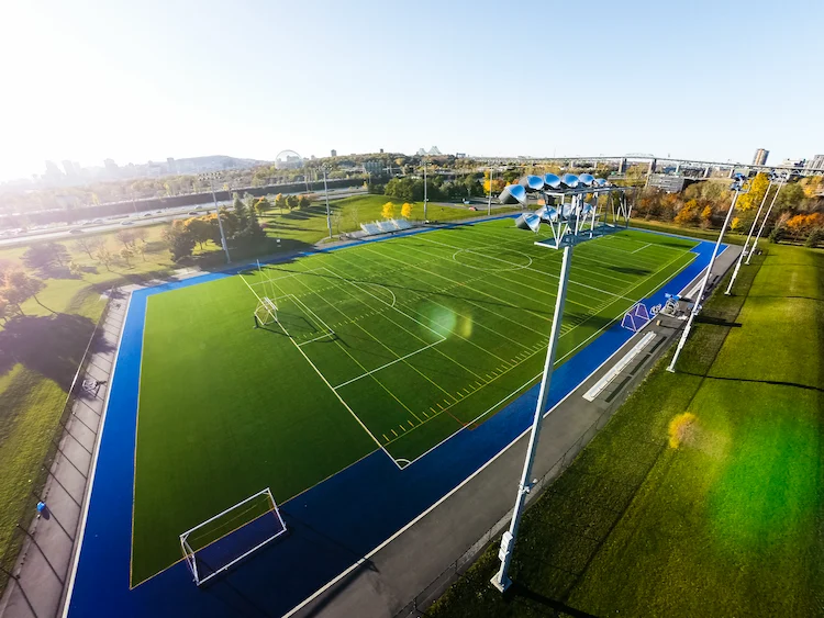 Sughero granulare per intaso campi sportivi - Campo da rugby