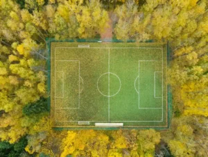 Sughero per intaso - campo da calcio